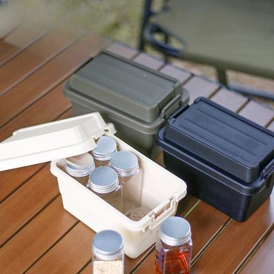 7ks/sada Venkovní Stolní Mini Úložný Box Úložný Box Nádoba na Koření Úložný Box Kemping Barbecue Nástroje Úložný Box Různé