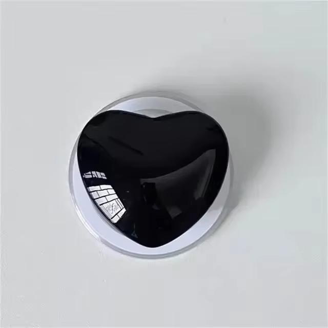 Desktop Magnetic Phone Holder Cute Glass Love Heart Design Cell Phone Support Stand For  Magsafe iPhone 16/15/14/13/12 Pro Max