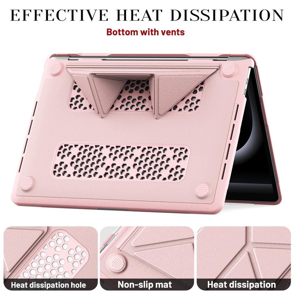 Laptop Case for MacBook Pro 13 inch (2020)/(2019)/(2018)/(2017)/(2016)/A1706/A1708/A1989/A2159/A2338/A2289/A2251 Notebook Kickstand Cover