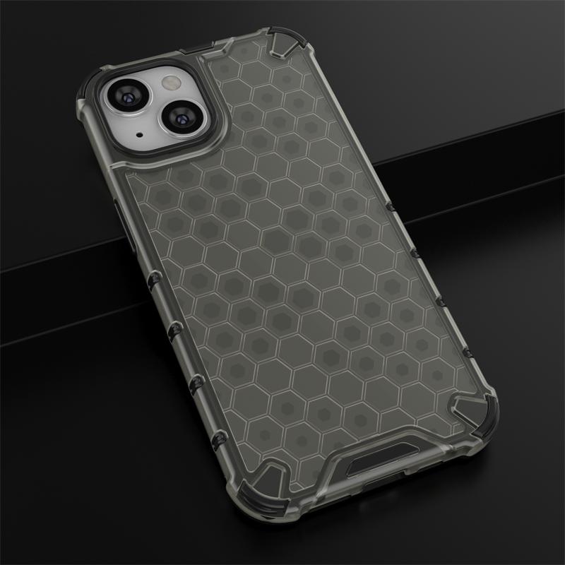 Honeycomb Shockproof For iPhone 14 Case Armor Phone Capa For iPhone 14 Pro Max 14 Max 13 12 11 X XS XR 7 8 Cover Translucent PC