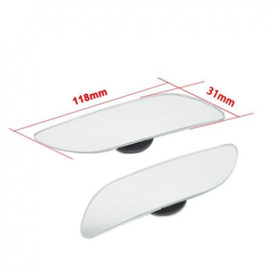 Adjustable Car Blind Spot Rear View 360° Wide Angle Parking Rimless Side Mirror