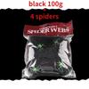 Halloween Decoration Room Haunted House Horror Spider Web Silk 20/40/100 Grams Spider Cotton 2/4/10 Spider
