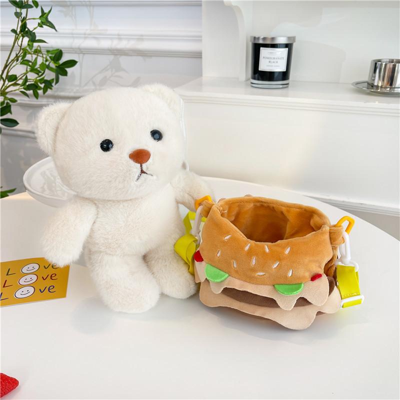 Potato Chip Doll Nana Bear Plush Toy Doll Cotton Doll Messenger Bag Creative Potato Chip Bag Cute Cartoon