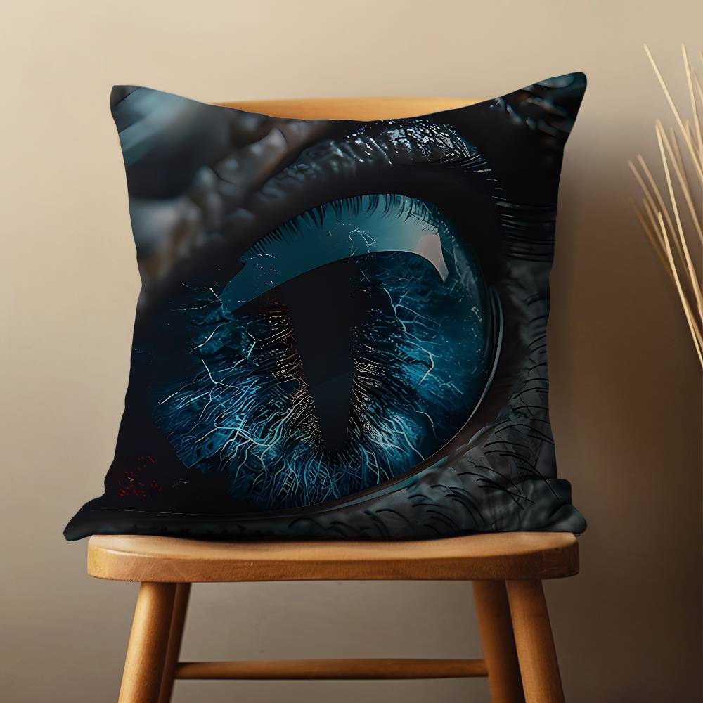 Myth Dragons Eyes Throw Pillow Case For 45*45cm,55*55cm,30*30cm,Car Pillowcase Home Bedchamber Decor Gift