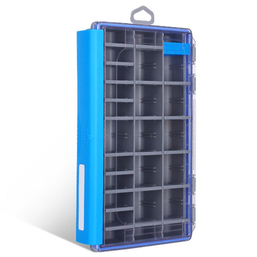 Portable Fishing Gear Accessories Box with Removable Dividers Fish Hook Lure Fake Bait Box Fishing Lure Box Fishing Supplies