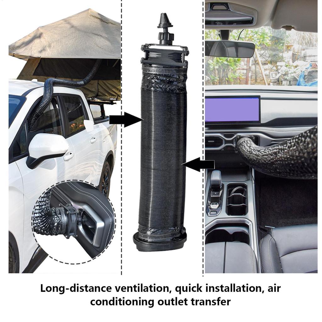 For Car Car Ac Vent Extender Foldable AC Fan Outlet Adapter Car Air Conditioner Extender For RV SUV Truck Back Seat Outdoor