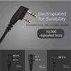 Earhook Design Walkie-Talkie Headset Over Ear Walkie Wired Headset  Professional Use