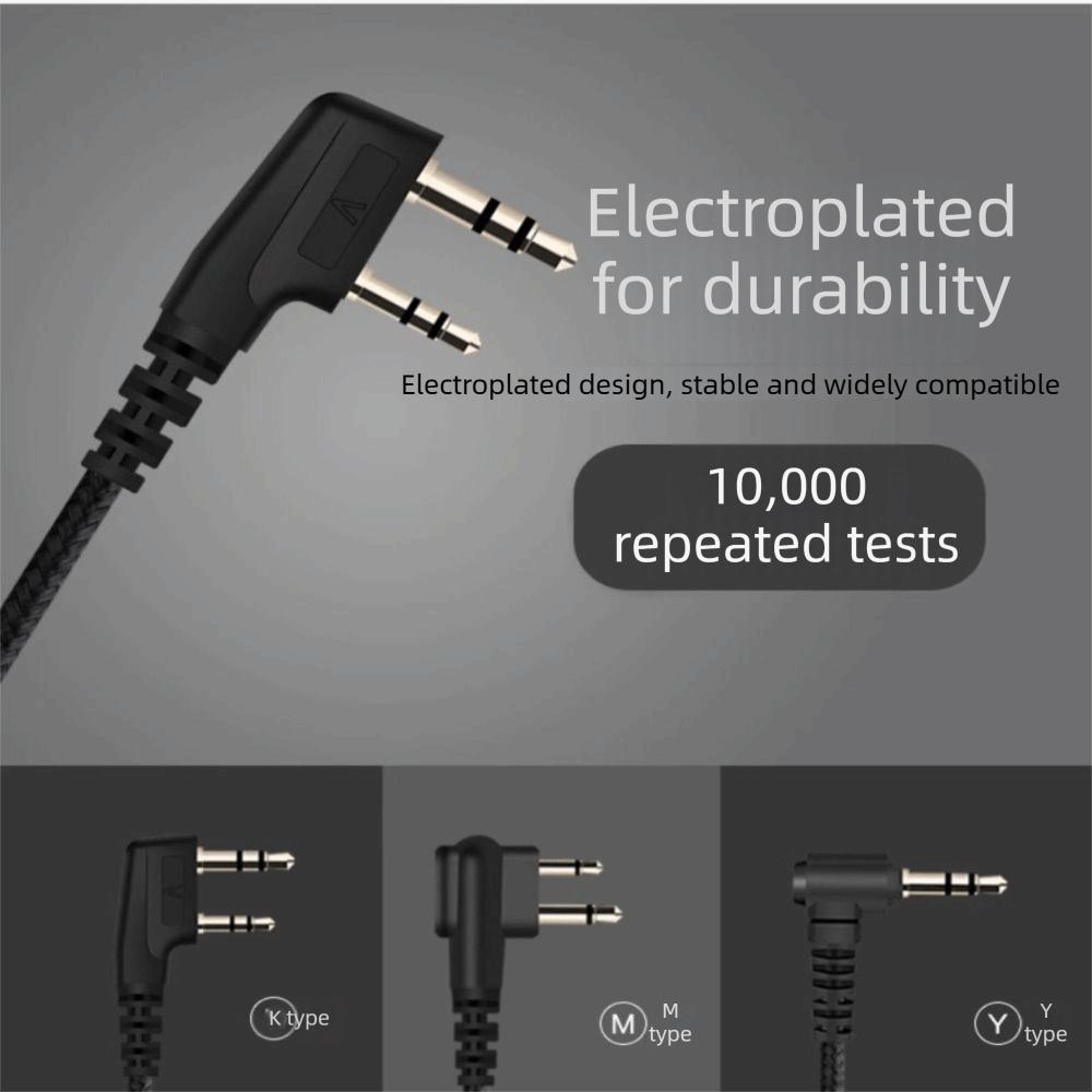 Earhook Design Walkie-Talkie Headset Over Ear Walkie Wired Headset  Professional Use