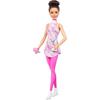 Barbie Fashionista Doll Figure Skater Playset with Accessories for Kids Age 3 and Up Pink