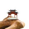 Китайська Меморіальна Арка Статуя Модель Стародавньої Будівлі Японська Павільйон Декорація Мініатюрна Рокарій Акваріум Бонсай Прикраса