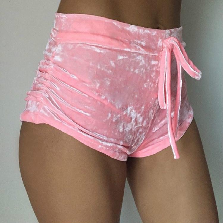 Buy Women Velvet Shorts Fashion Sexy 