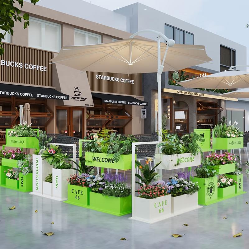 Iron Art Flower Stand Partition