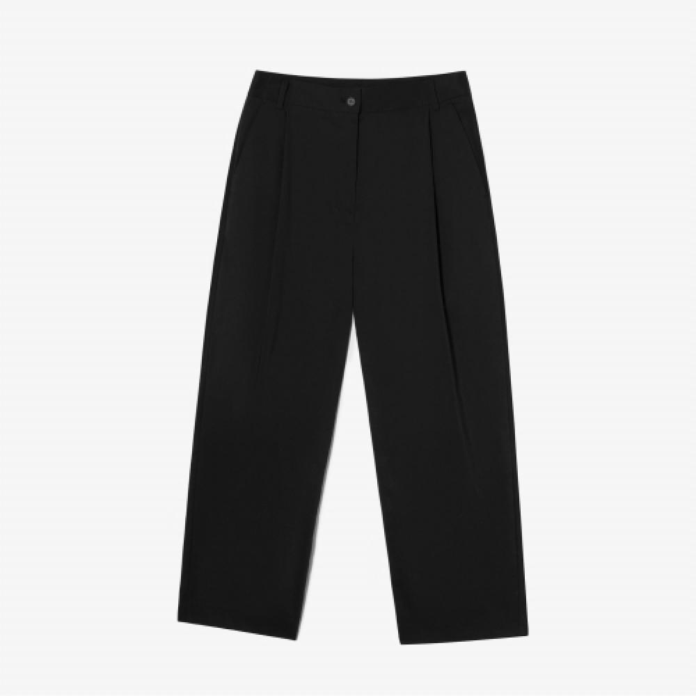 

Lacoste Женские брюки S Semi Wide One Tuck [черный] 034