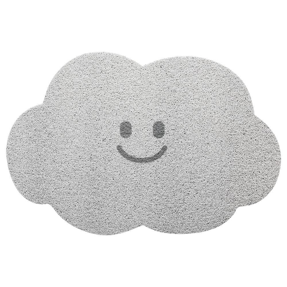 Cartoon Cloud Pvc Home Mat Entry Door Dirt Sand Dust Removal Silk Ring Entrance Door Non-slip Mat