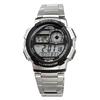 Casio Dünya Saati Dijital Erkek Kol Saati AE-1000WD-1AV (Gümüş Metal Kayış)