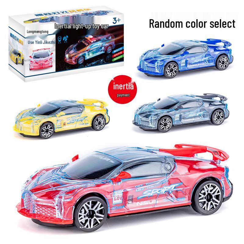 

Children s Inertial Racing Police Car Toy - Electric Light Model for Boys