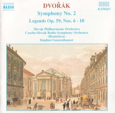 CD ANTONÍN DVOŘÁK, SLOWAKISCHE PHILHARMONIE - Symphonie Nr.. 2 / Legenden Op. 59, Nr. 8550267 Naxos 1991 Europa Klassik Gebraucht