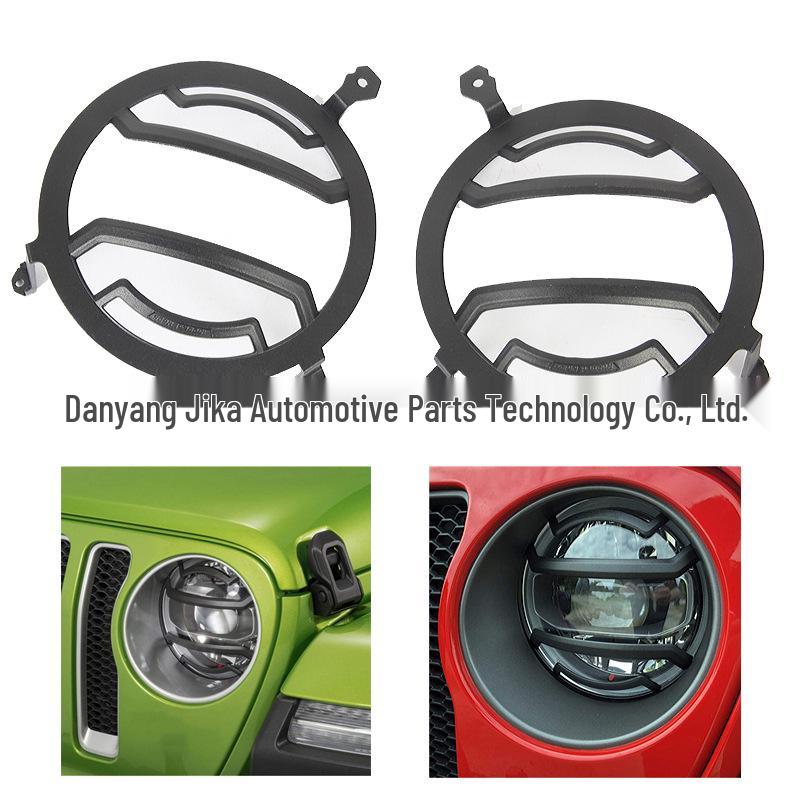 Wrangler JL Headlight Cover Frame Accessory for 2018-2022 Models – Decoration & Protection