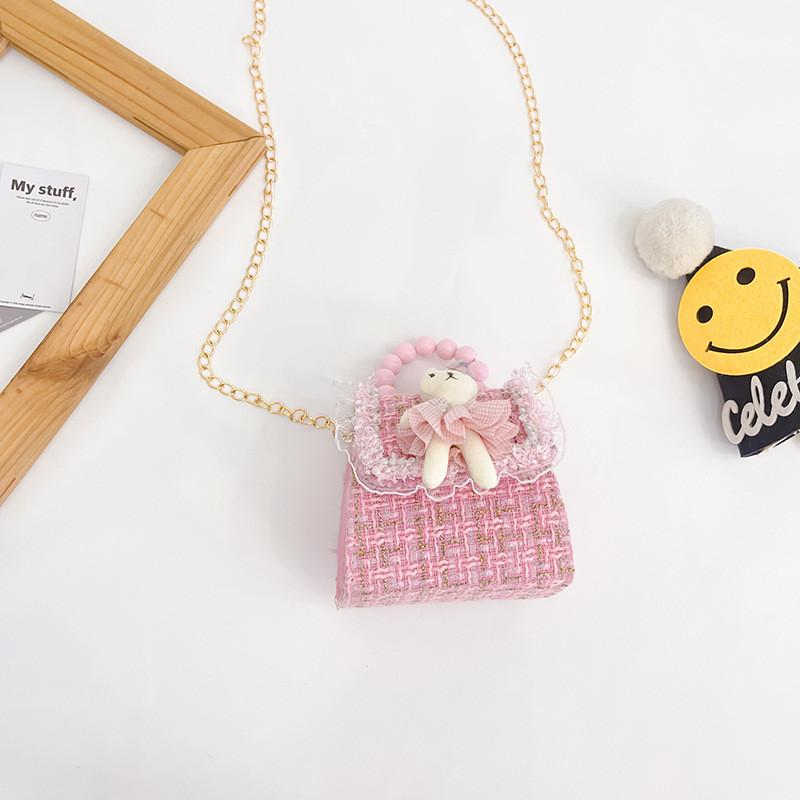 Adorable Mini Korean Princess Crossbody Bag For Kids Featuring Cute Bunny Design