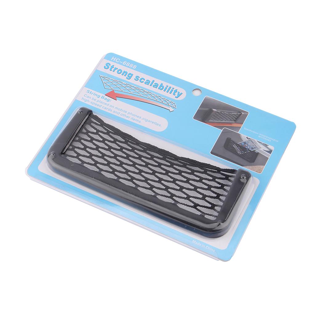 Universal Car Seat Side Back Pocket Storage Organizer Nylon Net Bag Phone Holder