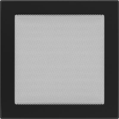 Lüftungsabdeckung 22x22 schwarz