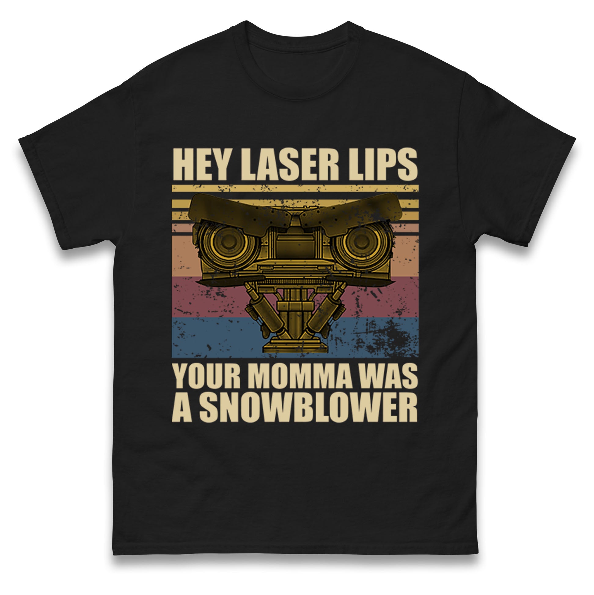 Hey Laser Lips Short Circuit T Shirt Tshirt Mens Womens Unisex Tops Tees 2XL