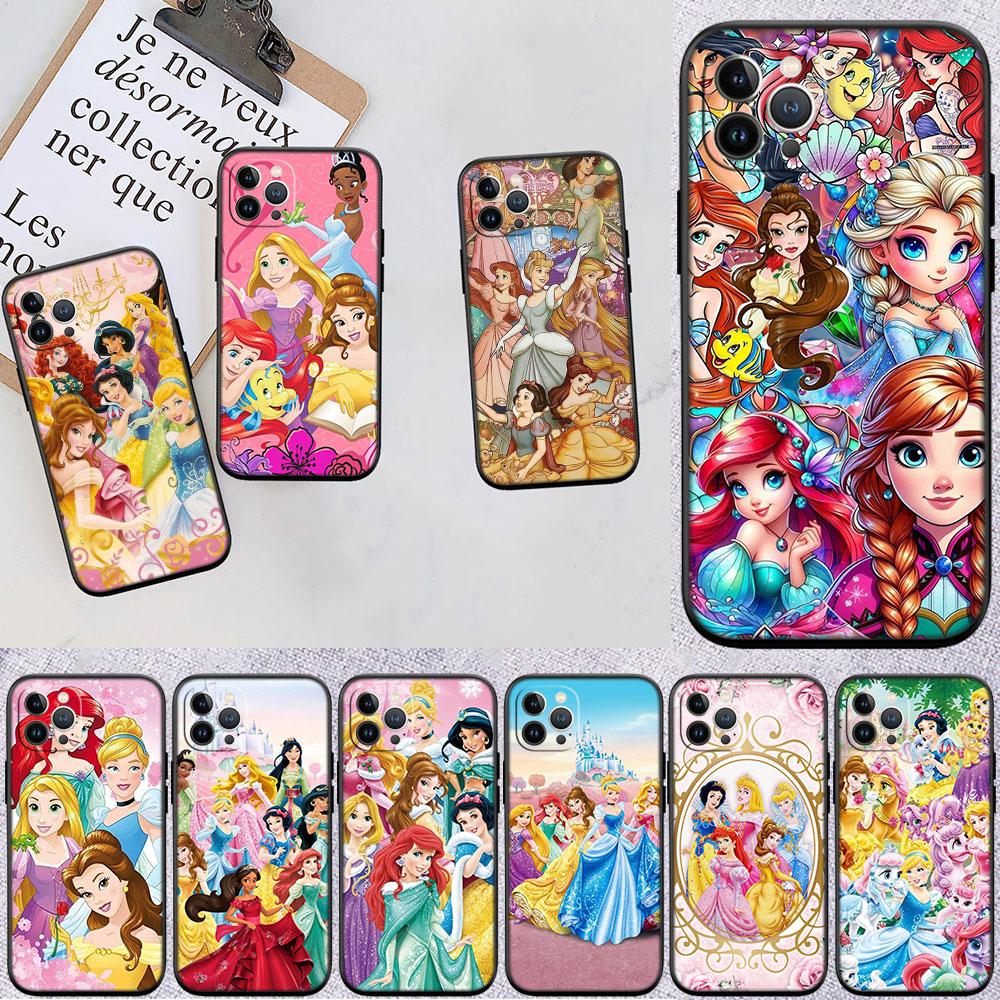 CJ42 Disney Princess Phone Case for Samsung Galaxy M06 M15 M16 M35 M55 M56 A36 A42 A50 A50S A51 A52 A32 A33 A05 A05S A06 A16 A20