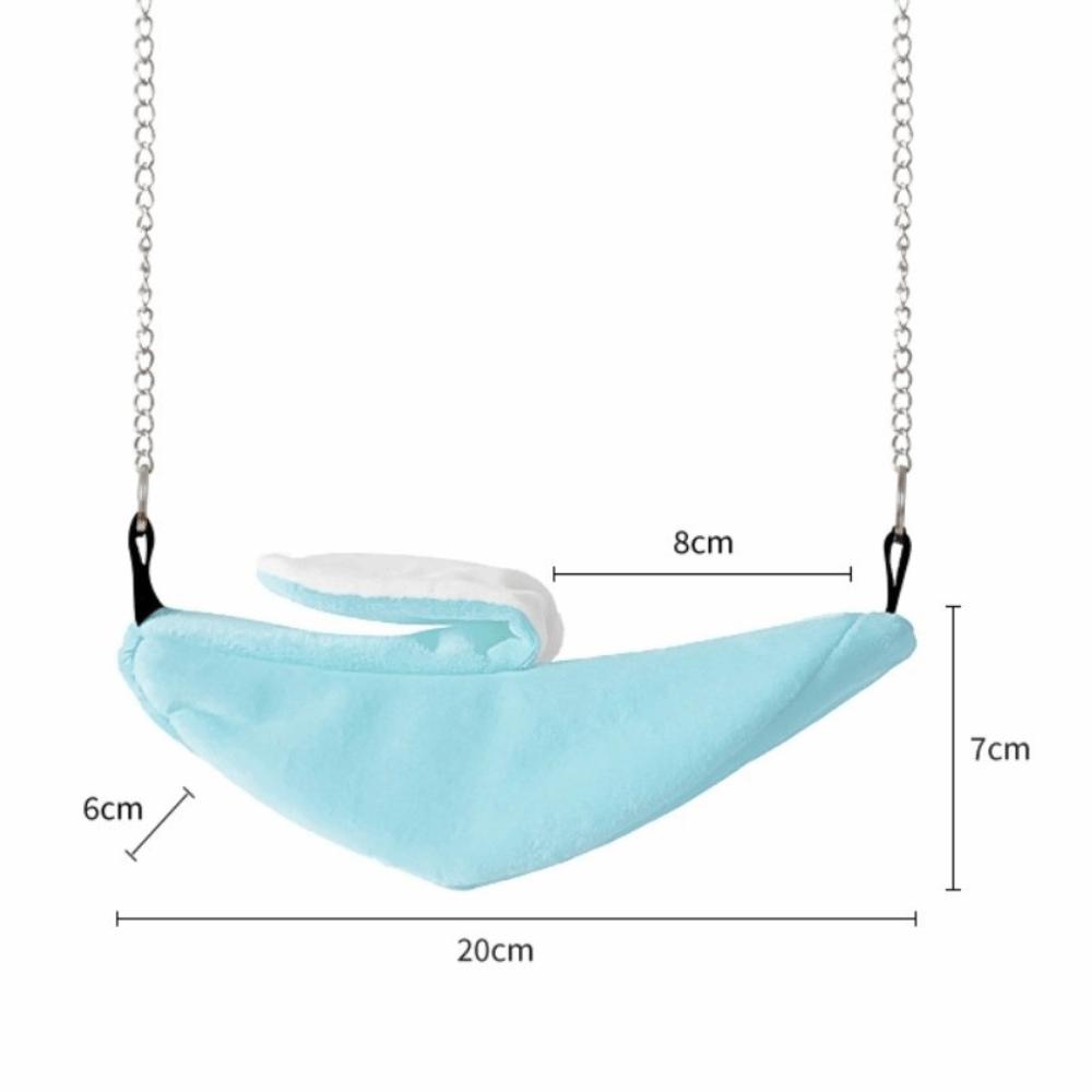 Hanging Pet Bird Hammock Banana Style Parrot Rest Nest New Guinea Pig House for Small Animals