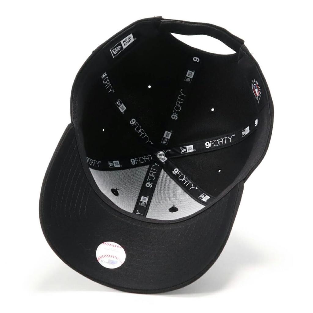 New Era Baseball NY Free Size 940 NEYYAN BLK 25J Cap, MLB, Black/Black, BLK,