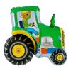 Foil Balloon - Green Tractor, Grabo