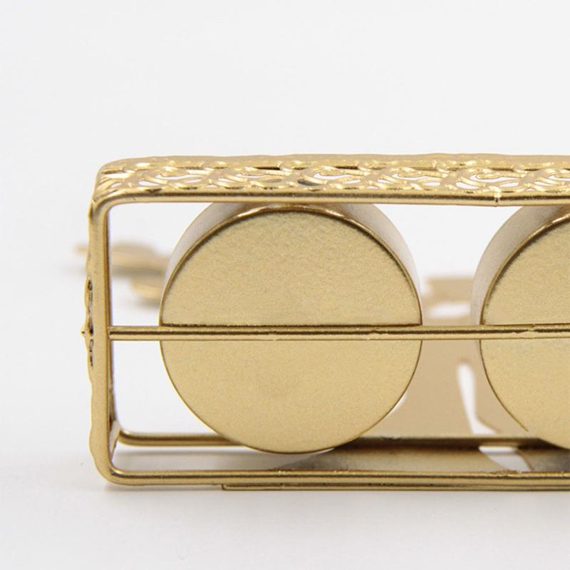 Romantic Candle Holder Metal Wedding Candelabra Candlestick Stand Party Decoration Centerpiece Tabletop Ornament