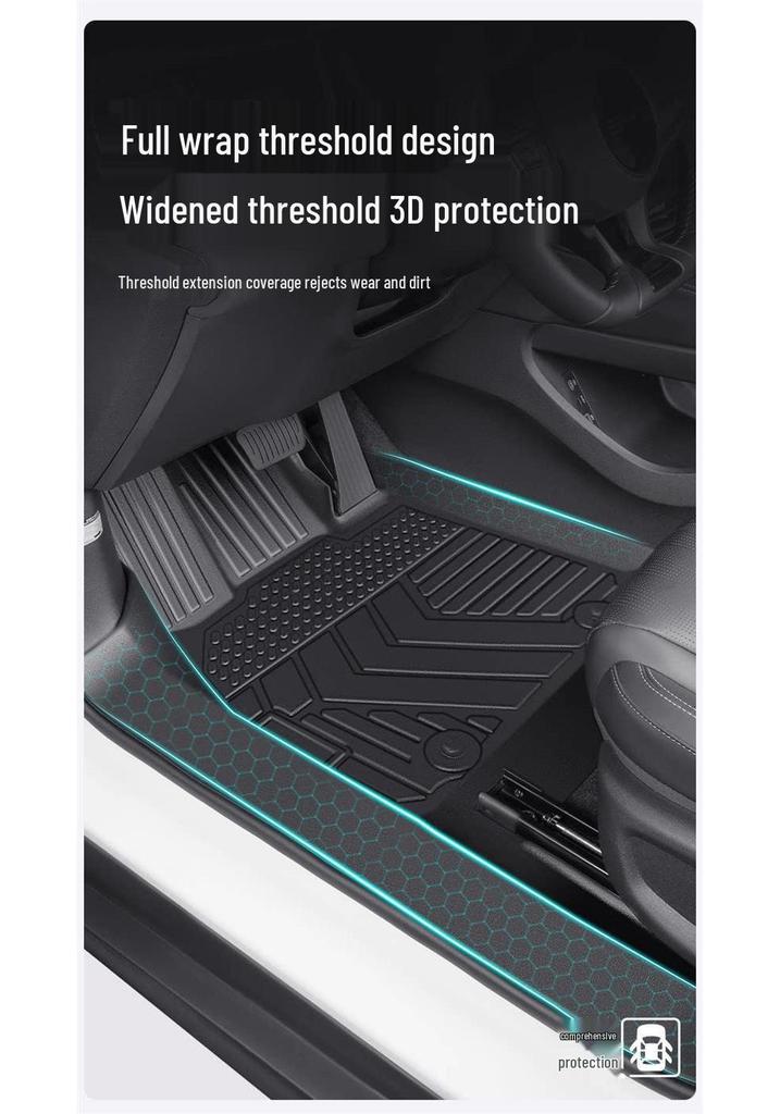 2026 BYD Seal 07 EV Full Coverage TPE Floor Mats - Flash Charge Version