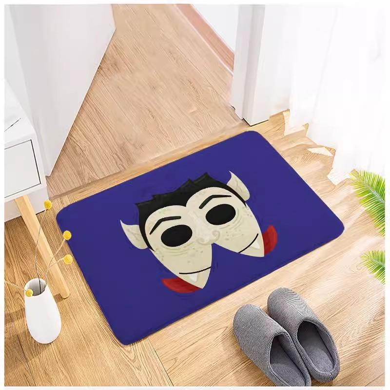 Cartoon Halloween Horror Floor Mat Restaurant Door Floor Mat Home Decoration Door Floor Mat Bathroom Toilet Floor Mat