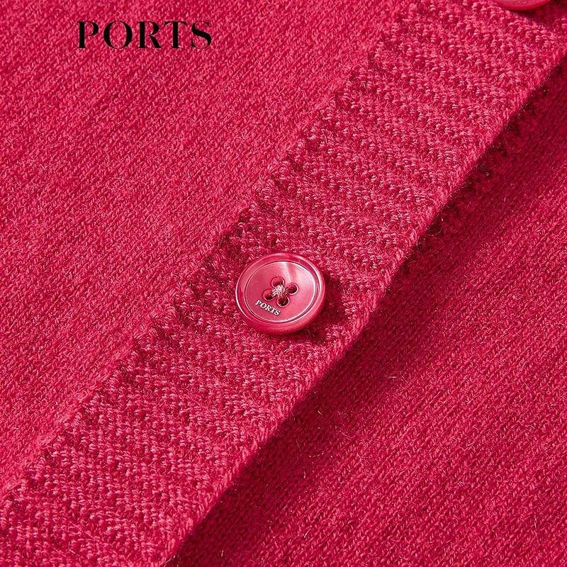 PORTS Women's Autumn/Winter 100% Cashmere Knit Cardigan