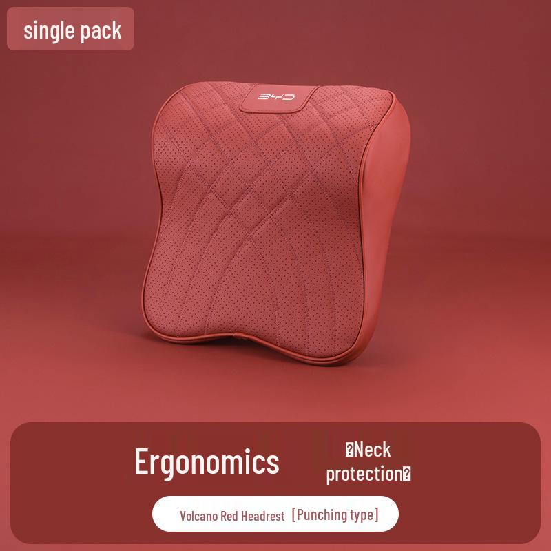 BYD Car Headrest & Neck Pillow with Waist Cushion for Han EV, Qin Plus DMI, Tang, Song Models