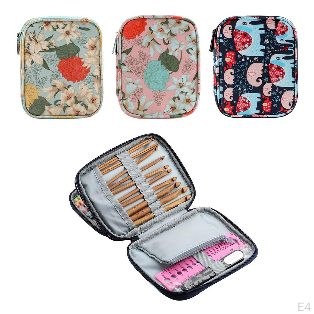 Portable Knitting Crochet Bag Storage Waterproof Yarn Case Organizer Sewing Accessories