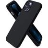 Case For iPhone 13 Pro (6.1") Black Silicone and 2 Tempered Glasses