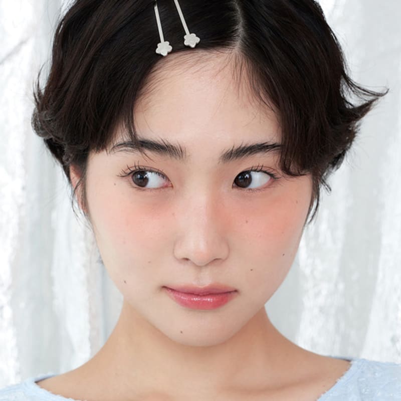 Geegee [2SET] Petit Flower Hair Pin - 2color