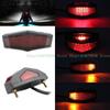 652F Motorcycle Light Stop Tail Light 12V Red Rear Lamp Brake Taillgiht for ATV Off-road Motorcycle Taillight Red