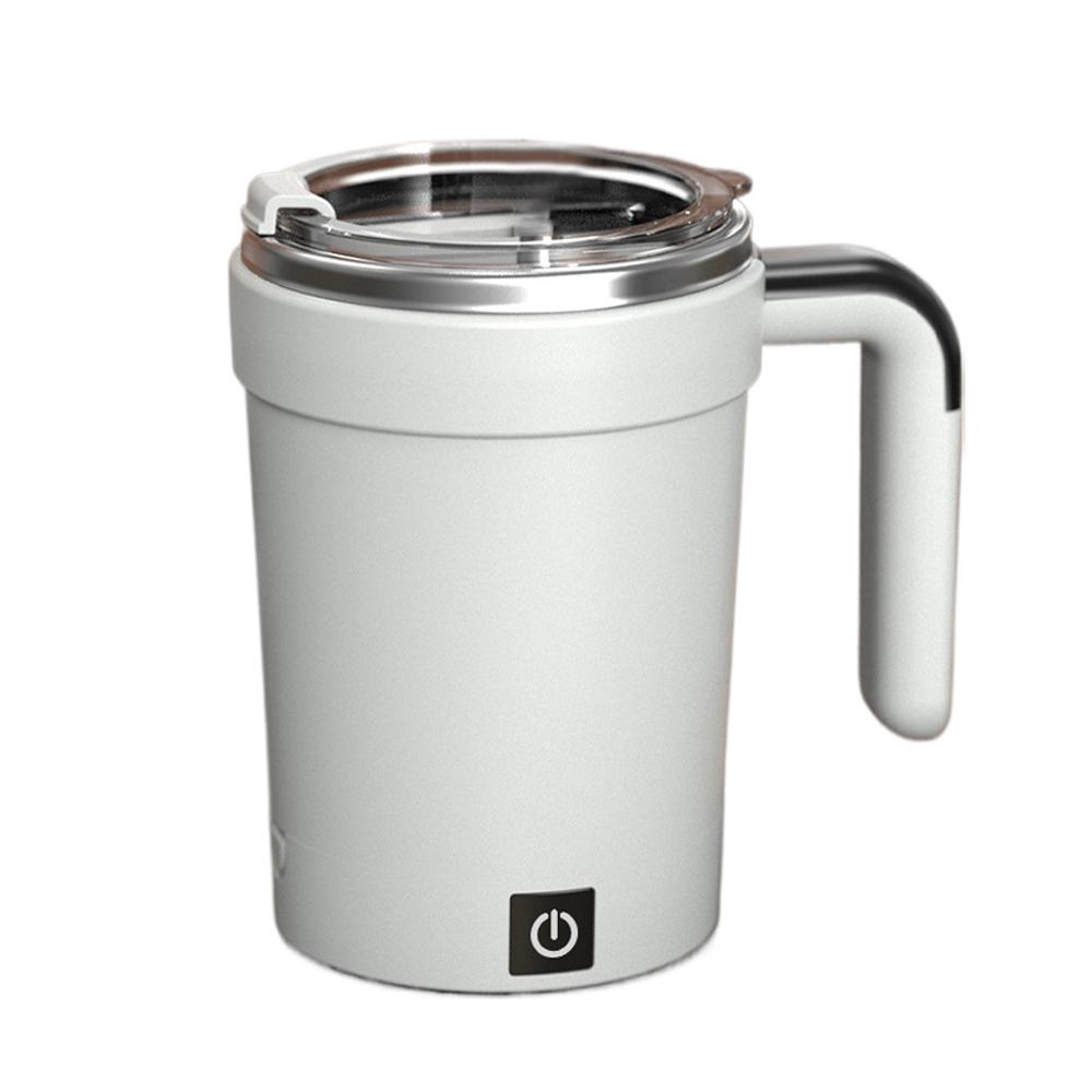 Automatic Stirring Cup Rechargeable Electric Stirring Mugs Magnetic Mixer Stainless Steel Coffee Mug Rotating Magnetic Tumbler