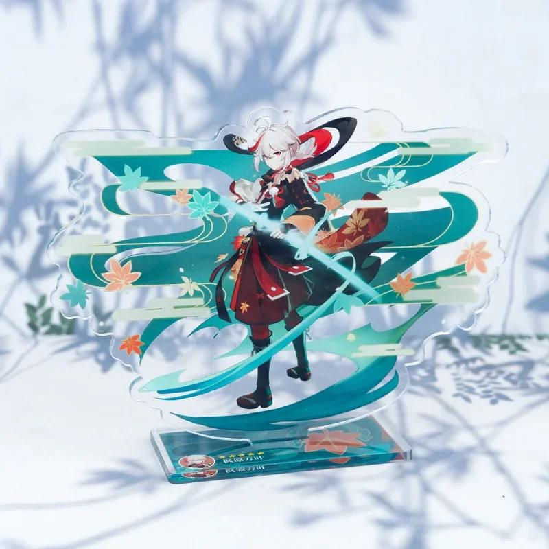 Game Impact New Stand Figure Acrylic Yelan Chevreuse Navia Xiao Cosplay Model Plate Desk Decor Fans Friend Gift
