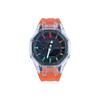 CASIO Men Liquid Crystal/Analog Dual Display Series 48.5mm Black Watch GA-2100-1A-