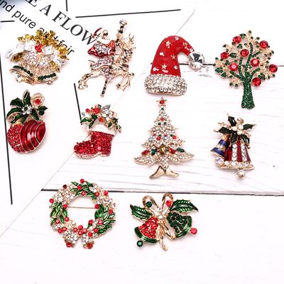 Handcraft Gift Santa Claus Christmas Tree Pattern Small Bell Handcraft Gift Santa Claus Christmas Tree Pattern Small Bell
