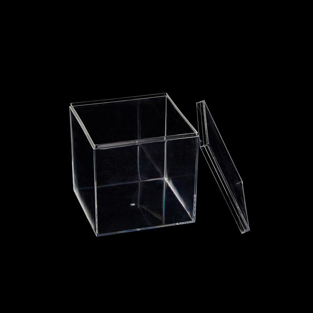 Transparent Acrylic Storage Box with Lid - Food Grade Candy or Gift Packaging