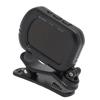 Clip On Guitar Tuner Black LCD Display A0 27.5Hz to C8 4186Hz Quick Response Violin Tuner for Bass U