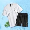 Ice Silk Quick-Dry Summer Running Suit - Unisex Short-Sleeved & Shorts
