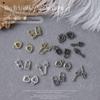 Japanese Young Lady 3D Buckle Nail Art Accessories - Mini Key Lock Heart DIY Decoration