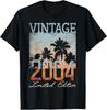 T-shirt unisexe Cadeau d'anniversaire pour le 17ème anniversaire 2004 Édition Limitée 17 Ans