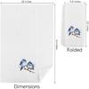 Blue Bird Bathroom Decor,Blue Bird Towels Hand Towels,Birds Hand Towels Soft Dish Cloth for Lovers Women Men,16x24 Inches