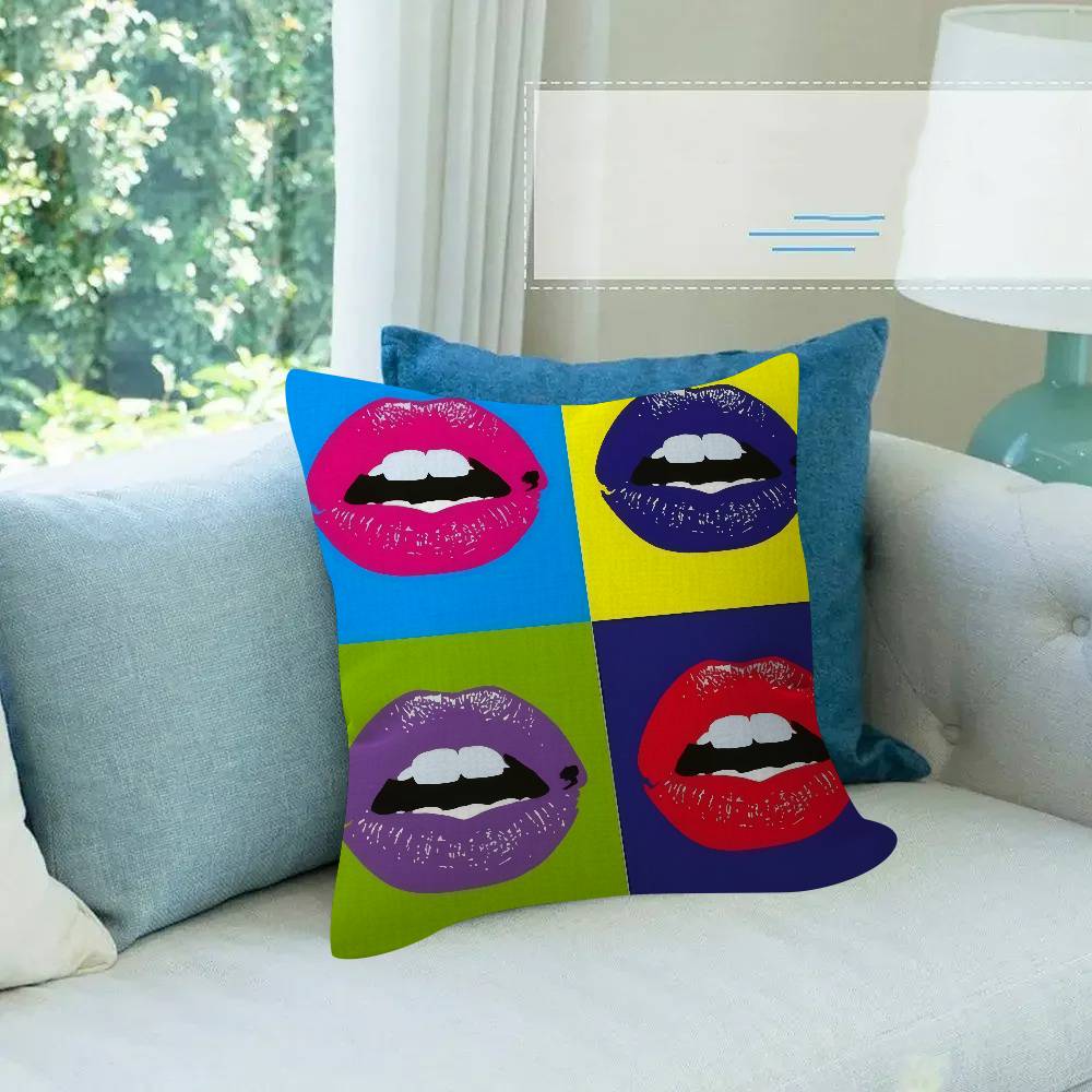 Art A-Andy Warhol Colors Cushion Cover 30X50 Polyester Sofa Cushions Decorative Throw Pillows Home Decoration Pillowcover
